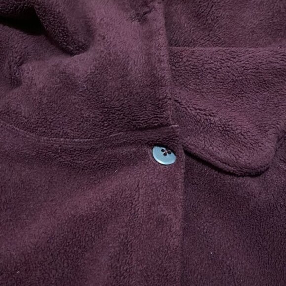 Horny Toad Size XS Maroon Purple Fleece Jacket - Picture 5 of 7